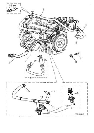 Κολάρα ψυγείου Jaguar X-Type Petrol All