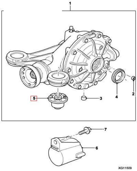 Διαφορικό και συνεμπλόκ πίσω Jaguar XF From (V) R41865