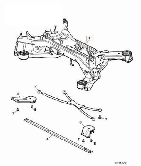 Γέφυρα πίσω Jaguar XF