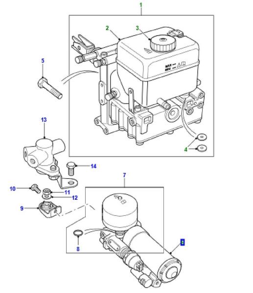 Μονάδα Abs και αισθητήρες Abs Range Rover  P38 Model 1994 -2001
