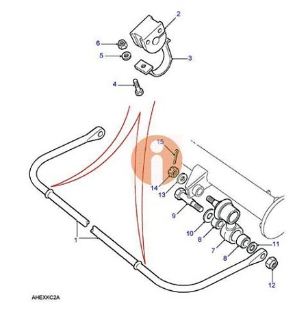 Ζαμφόρ και λάστιχα και μπρατσάκια πίσω Land Rover Defender 90-110