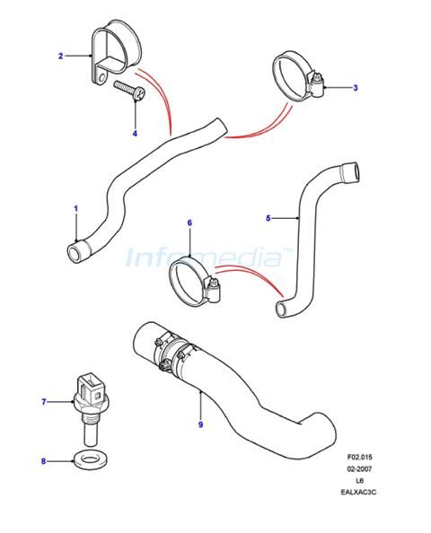 Κολάρα Ψυγείου intercooler Freelander 2000cc 16v Diesel Model 2002-05