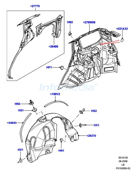Θόλος οπίσθιος Freelander Model 2006-