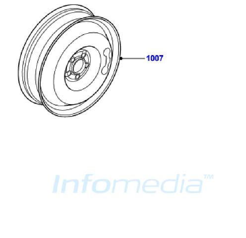 Ζάντα ρεζέρβας Freelander M2006- και Range Rover Evoque Model2012-