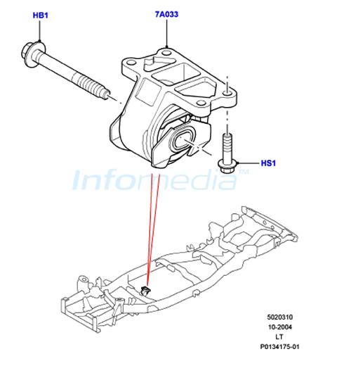 Βάση σαζμάν Range Rover Sport 4200cc V8 S Model2005-09