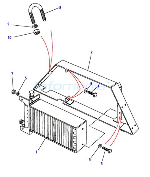 Ψυγείο λαδιού Land Rover 90-110 3500ccv V8 Model 1987-2006
