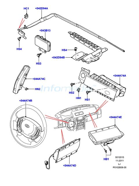 Αερόσακοι Range Rover Lt322 -Model2009