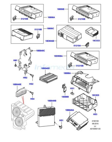 cd - dvd player και ενισχυτές  range rover lt322 -m09