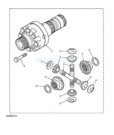 Διαφορικό εμπρός (Γκρούπ ) από Tranfer Land Rover 90-110 -Model2006