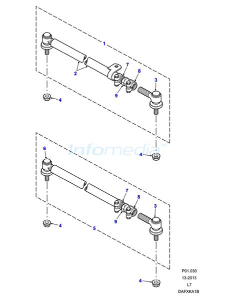 Ακρόμπαρα και μπάρες τιμονιού Range Rover  P38 ALL