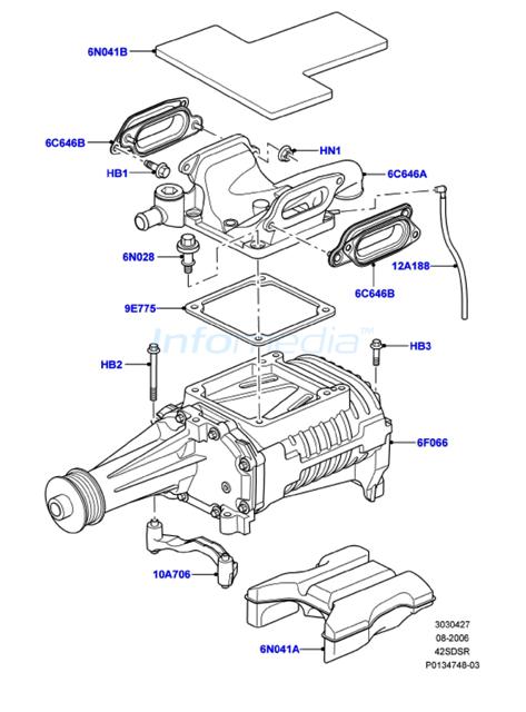 Supercharger Range Rover LT322 4200cc V8 -Model2009