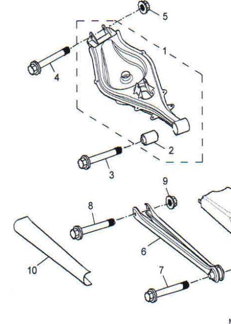 Ψαλίδια κάτω πίσω συστήματος Rover 75 ALL