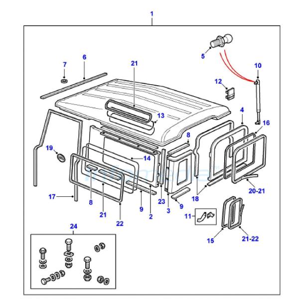 Hard top Defender 90