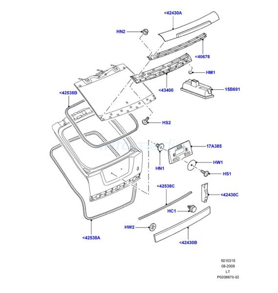 Πόρτα 5η Range Rover Sport Model2010-13
