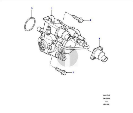 Αντλία πετρελαίου LR90-110 2.4D M07-