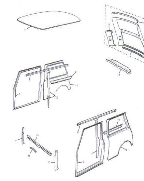 Λαμαρίνα καρότσας πίσω Mini Classic Model 1984-2003