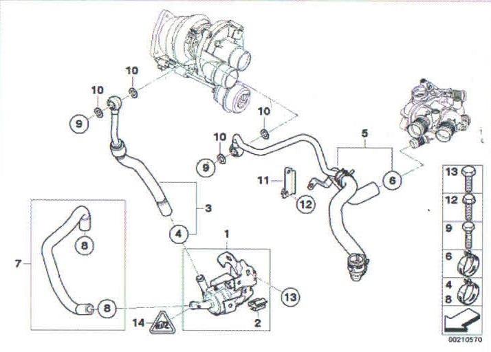 Turbo και σωληνάκια Mini R55-6 S M09-