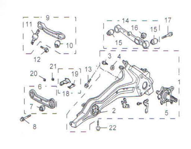Ψαλίδια πίσω συστήματος Rover 200-400-45Model1990-05
