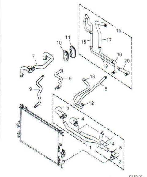 Κολάρα ψυγείου και καλοριφέρ Rover 75 2000-2500cc V6 -Model 2000
