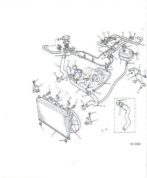 Κολάρα ψυγείου και καλοριφέρ Rover 620TI ALL