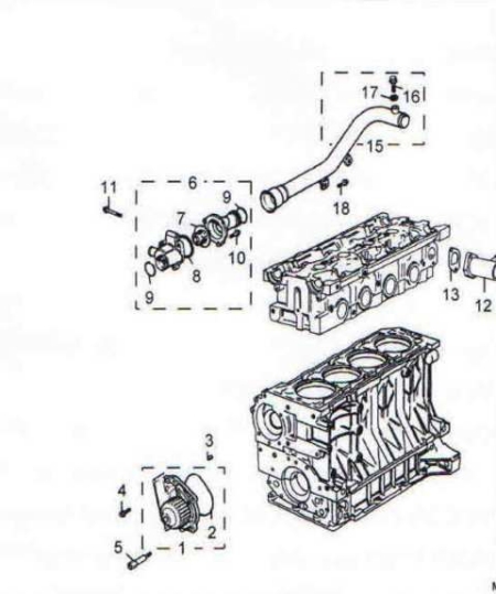 Σωλήνες ψυγείου και καπάκι και θερμοστάτης Rover 200-400 m95-00